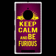 Coque Nokia Lumia 830 Keep Calm and Be Furious Rose