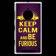 Coque Nokia Lumia 830 Keep Calm and Be Furious Violet