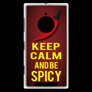 Coque Nokia Lumia 830 Keep Calm and Be Spicy Rouge