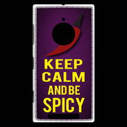 Coque Nokia Lumia 830 Keep Calm and Be Spicy Violet