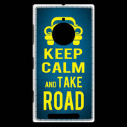 Coque Nokia Lumia 830 Keep Calm and Take o road 2 Bleu