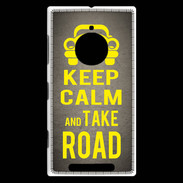 Coque Nokia Lumia 830 Keep Calm and Take o road 2 Gris