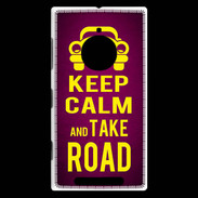 Coque Nokia Lumia 830 Keep Calm and Take o road 2 Rose