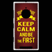 Coque Nokia Lumia 830 Keep Calm and Be the First Rouge
