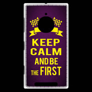 Coque Nokia Lumia 830 Keep Calm and Be the First Violet