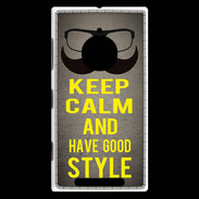 Coque Nokia Lumia 830 Keep Calm and Have a good Style Gris