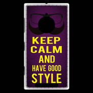 Coque Nokia Lumia 830 Keep Calm and Have a good Style Violet