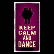 Coque Nokia Lumia 830 Keep Calm and Dance Rose