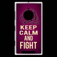 Coque Nokia Lumia 830 Keep Calm and Fight Rose