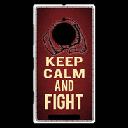 Coque Nokia Lumia 830 Keep Calm and Fight Rouge