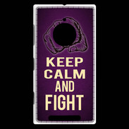 Coque Nokia Lumia 830 Keep Calm and Fight Violet