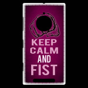 Coque Nokia Lumia 830 Keep Calm and Fist Rose
