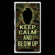 Coque Nokia Lumia 830 Keep Calm and Grenade Camouflage