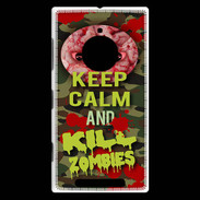 Coque Nokia Lumia 830 Keep Calm and Kill Zombies camouflage