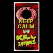 Coque Nokia Lumia 830 Keep Calm and Kill Zombies Rouge