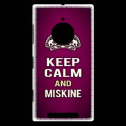Coque Nokia Lumia 830 Keep Calm and Miskine Rose