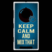 Coque Nokia Lumia 830 Keep Calm and Mix that Bleu