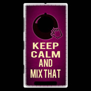 Coque Nokia Lumia 830 Keep Calm and Mix That Rose