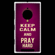 Coque Nokia Lumia 830 Keep Calm and Pray Christian Rose