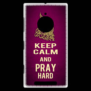 Coque Nokia Lumia 830 Keep Calm and Pray Muslim Rose