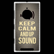 Coque Nokia Lumia 830 Keep Calm and Up Sound Gris