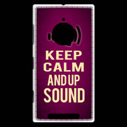 Coque Nokia Lumia 830 Keep Calm and Up Sound Rose