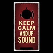 Coque Nokia Lumia 830 Keep Calm and Up Sound Rouge