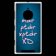 Coque Nokia Lumia 830 LOL MDR bleu ZG