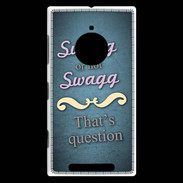Coque Nokia Lumia 830 Swag or Not bleu ZG