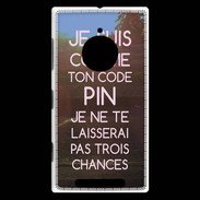 Coque Nokia Lumia 830 Code pin rose ZG