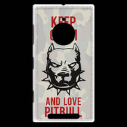 Coque Nokia Lumia 830 Keep calm pitbull 1 ZG