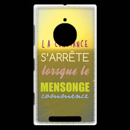 Coque Nokia Lumia 830 Confiance et mensonge ZG