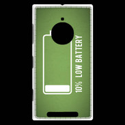 Coque Nokia Lumia 830 Low Battery vert ZG