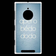 Coque Nokia Lumia 830 Apéro bédo dodo bleu ZG