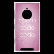 Coque Nokia Lumia 830 Apéro bédo dodo Rose ZG