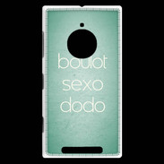 Coque Nokia Lumia 830 Boulot Sexo Dodo Vert ZG