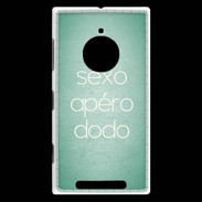 Coque Nokia Lumia 830 Sexo Apéro Dodo vert ZG
