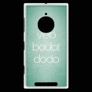 Coque Nokia Lumia 830 Vélo Boulot Dodo Vert ZG