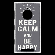 Coque Nokia Lumia 830 Keep calm Be Crazy Gris
