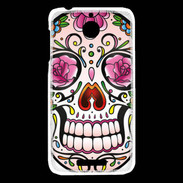 Coque HTC Desire 510 Tête de mort design et coloré