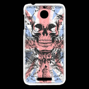 Coque HTC Desire 510 Tête de mort Angleterre