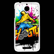 Coque HTC Desire 510 Dancing Graffiti