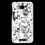 Coque HTC Desire 510 Design Fleur Tribal
