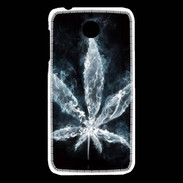 Coque HTC Desire 510 Feuille de cannabis en fumée