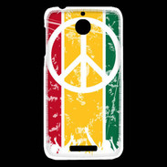Coque HTC Desire 510 Rasta Peace and Love 15
