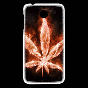 Coque HTC Desire 510 Cannabis en feu