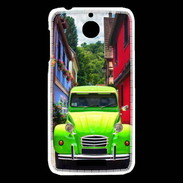 Coque HTC Desire 510 2cv verte de collection