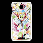 Coque HTC Desire 510 cocktail en dessin