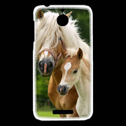 Coque HTC Desire 510 Cheval et poulain