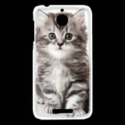 Coque HTC Desire 510 Chaton gris 